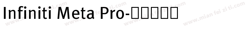 Infiniti Meta Pro字体转换
